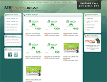 Tablet Screenshot of mspoints.co.za